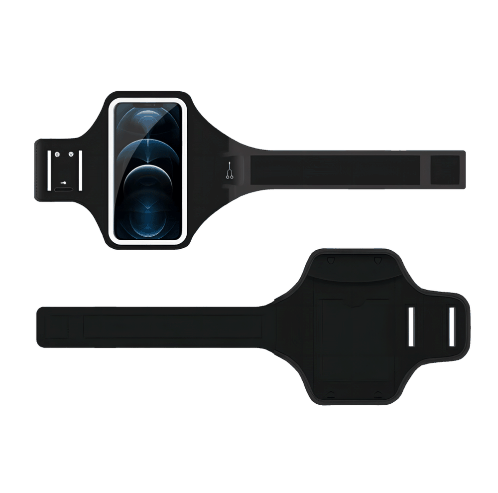 Black running cell phone arm bag Black running cell phone arm bag