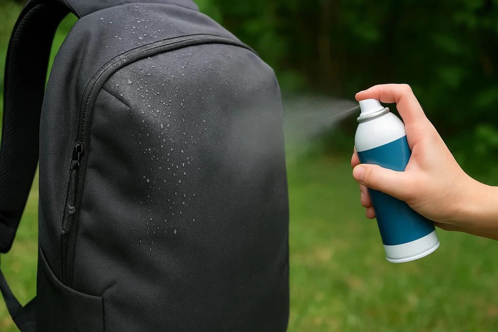 Using waterproof spray on waterproof backpack Using waterproof spray on waterproof backpack